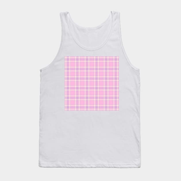 Pink purple and beige Tartan Plaid Pattern.png Tank Top by teezeedy